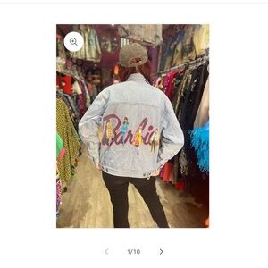 Vintage Jerry Leigh Barbie Jeans Jacket, XL